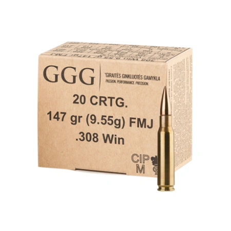 Amunicja GGG .308 Win GPX11 FMJ 147gr
